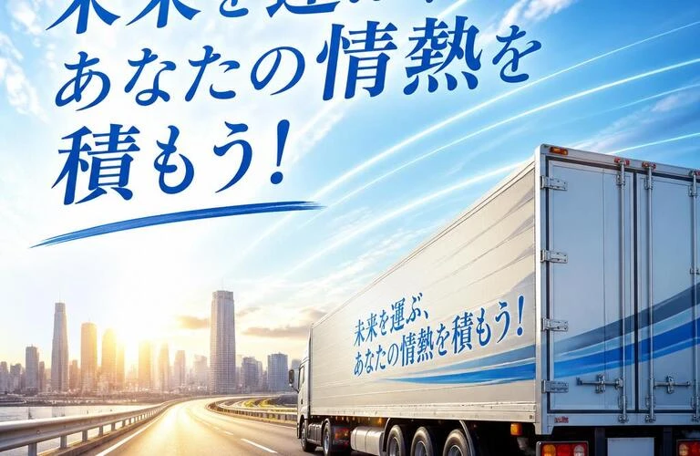 未来を運ぶ、あなたの情熱を積もう！