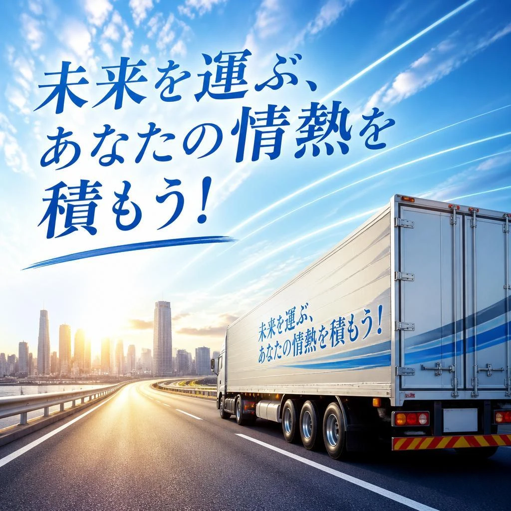 未来を運ぶ、あなたの情熱を積もう！