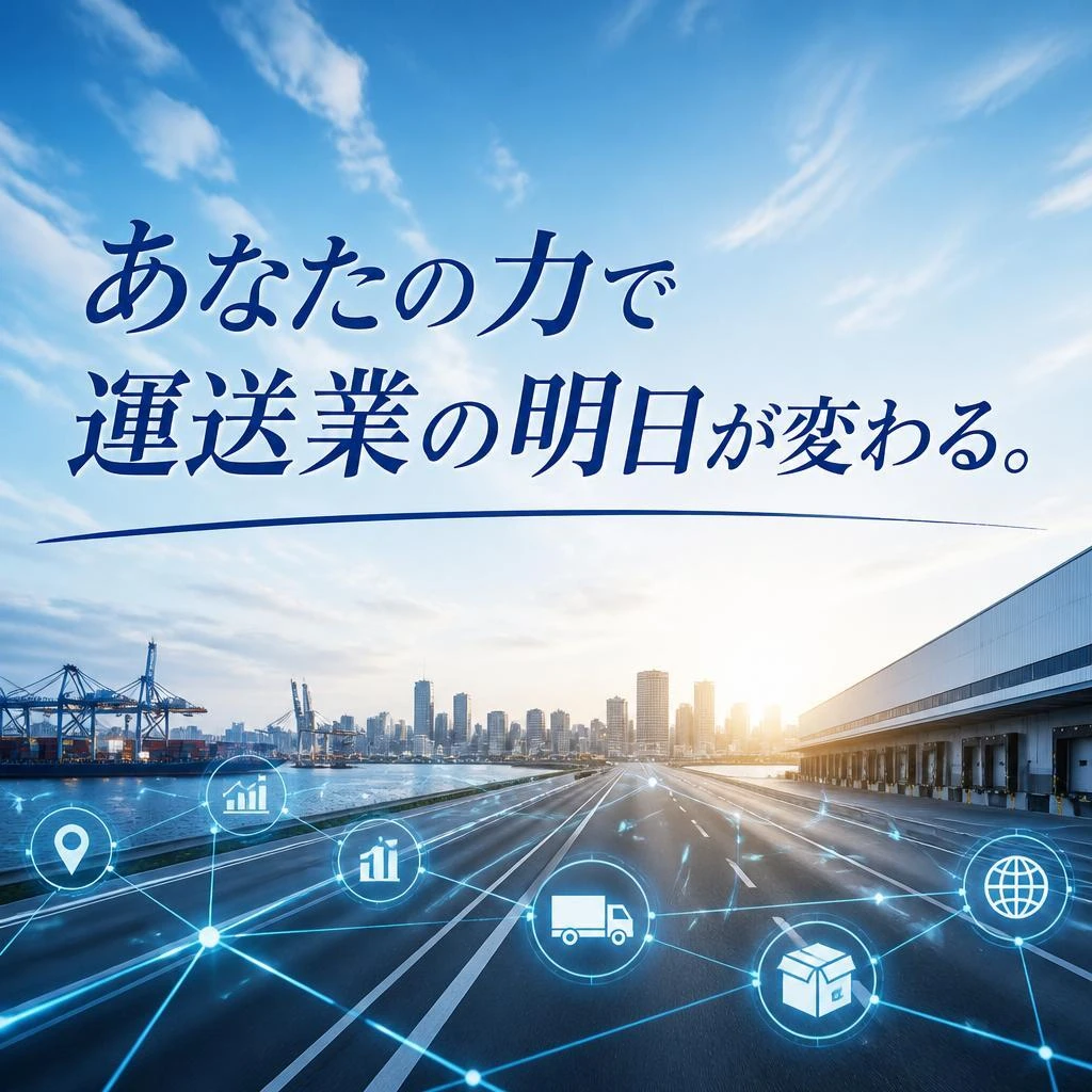 あなたの力で運送業の明日が変わる。