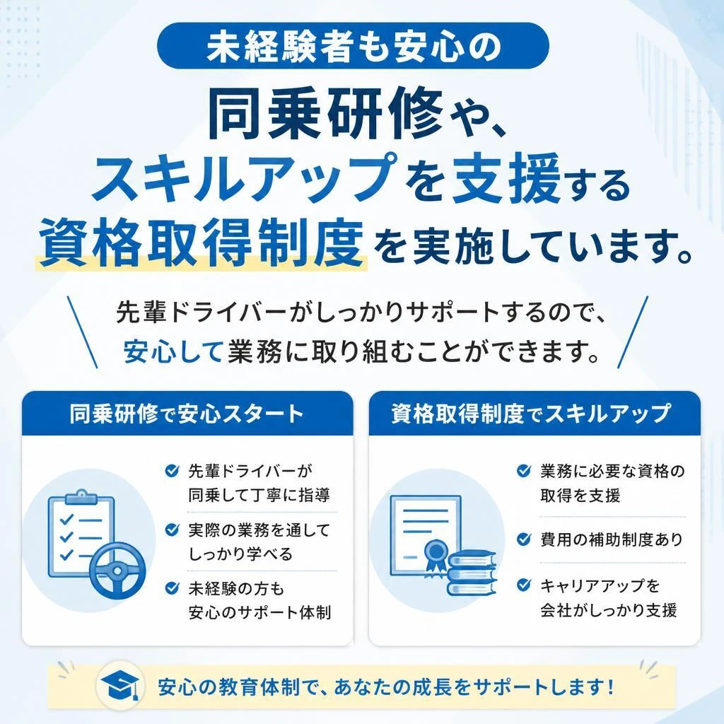 充実した研修制度で成長をサポート