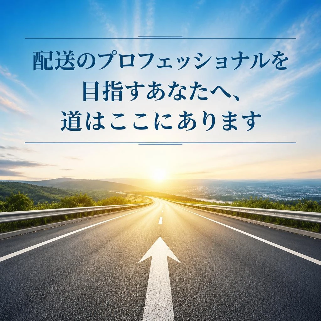 「配送のプロフェッショナルを目指すあなたへ、道はここにあります」