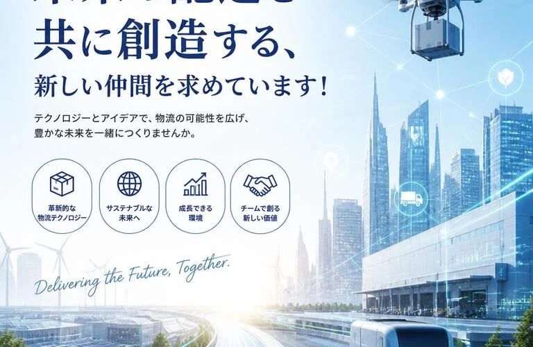 未来の配送を共に創造する、新しい仲間を求めています！