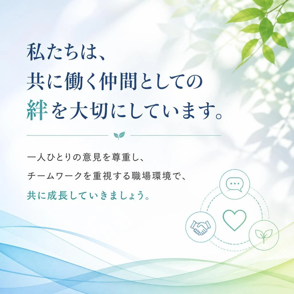 仲間と共に築く、安心・安全な運送の未来