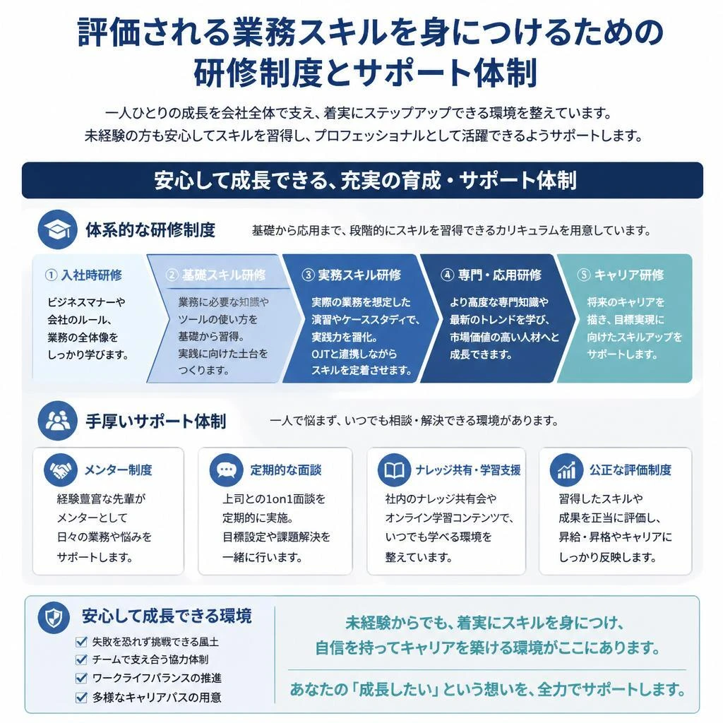 充実した研修制度