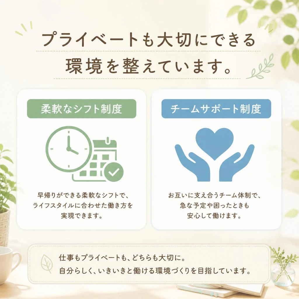 2. 働きやすさの秘密