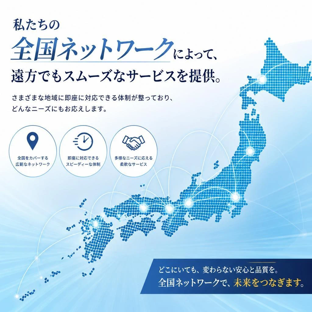 全国ネットワークの強み