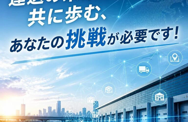 運送の未来を共に歩む、あなたの挑戦が必要です！