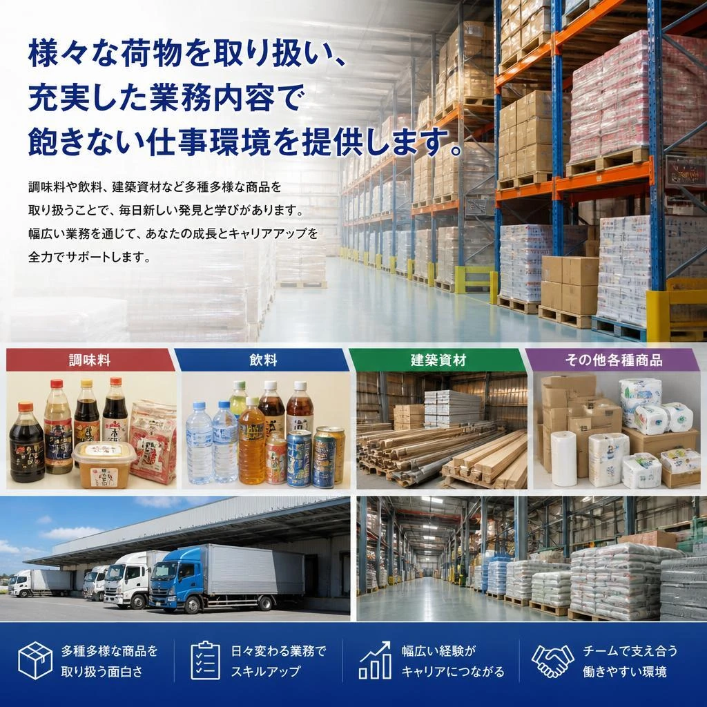 多彩な配送業務