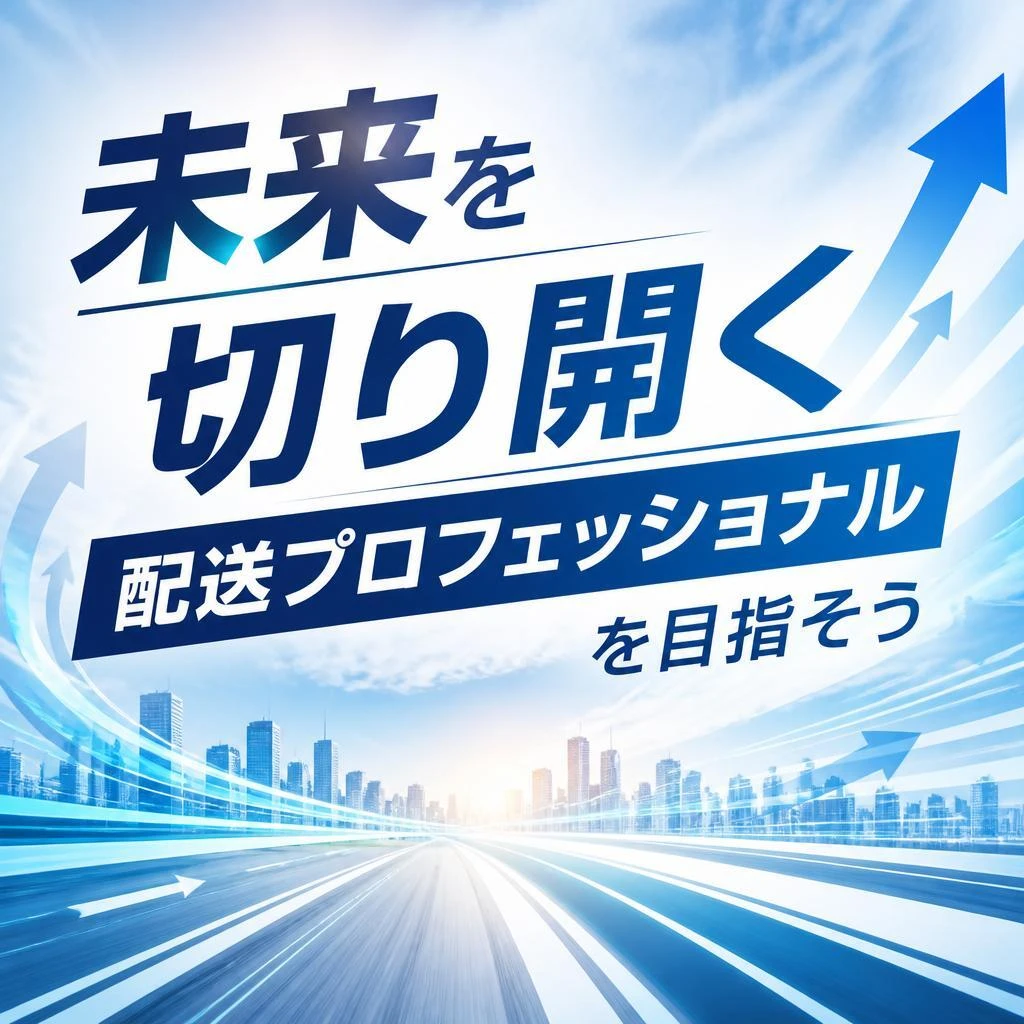 未来を切り開く配送プロフェッショナルを目指そう